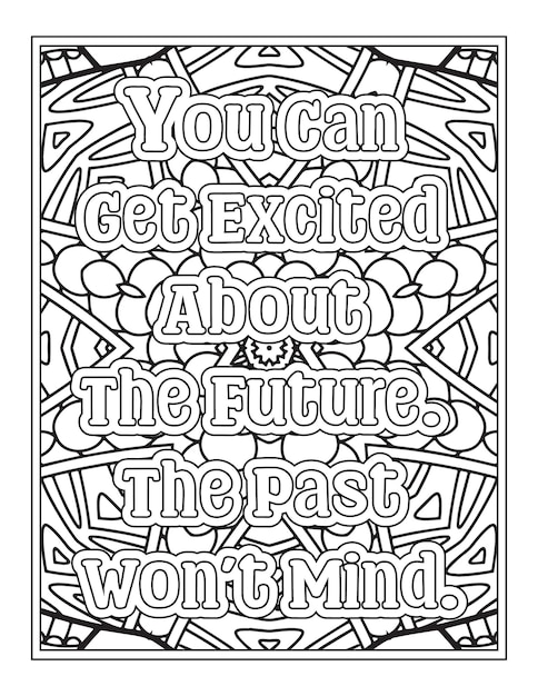 Vector holiday quotes coloring pages for kdp coloring pages