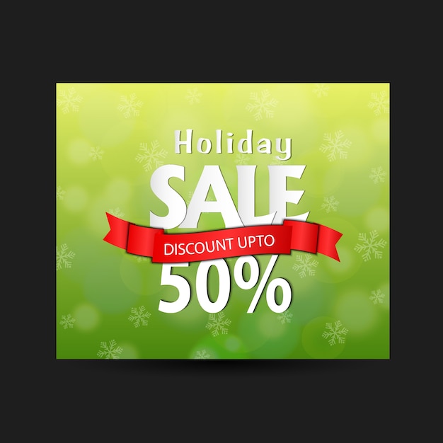 Holiday sale