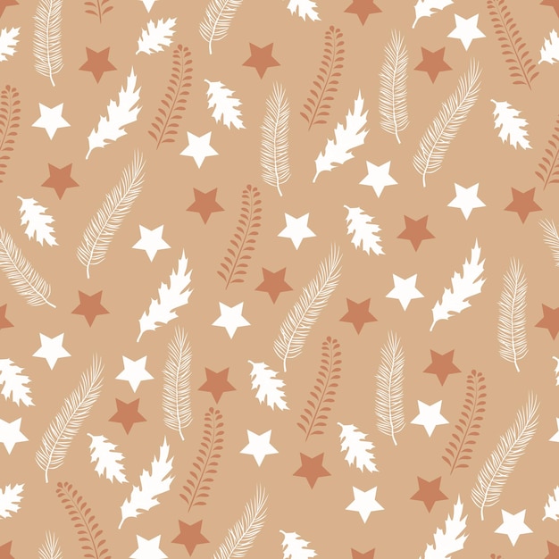 Holiday seamless pattern for Christmas. Pattern for a luxurious gift wrapping paper, greeting cards