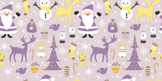 Holiday design seamless pattern