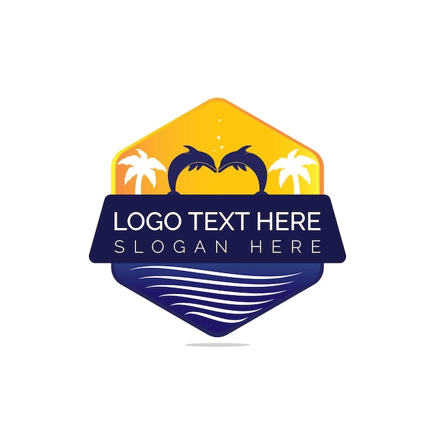 Holidays and tourism vector logo design