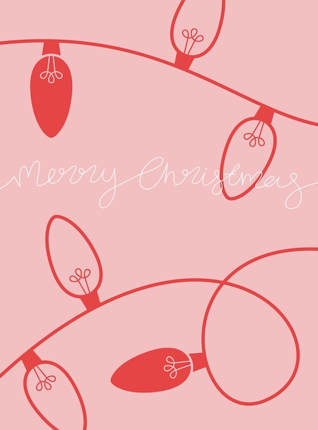 Vector holliday card