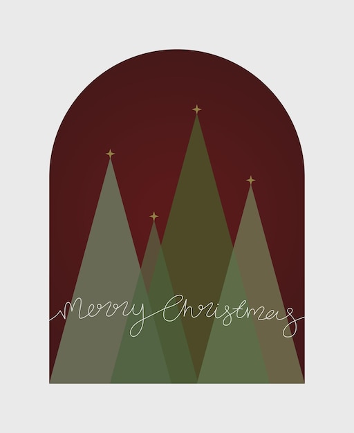 Vector holliday card