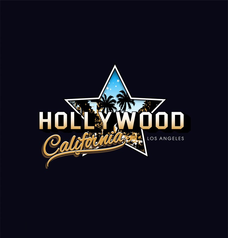 Vector ハリウッドカリフォルニアスター