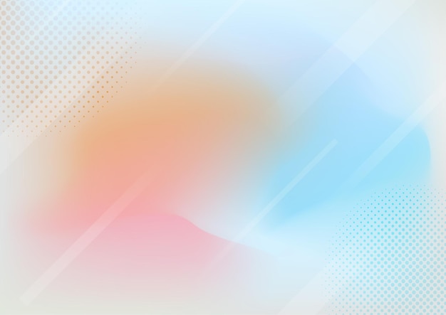 ホログラフィック背景虹色のグラデーションハーフトーン ドットの抽象的な背景
