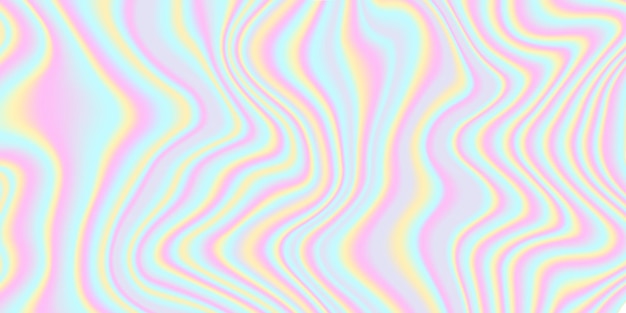 Holographic background Spectrum gradient backdrop Liquid metallic texture Unicorn colors blurred