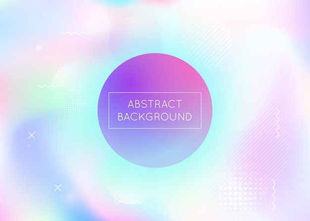 Holographic background with liquid shapes Dynamic bauhaus gradi