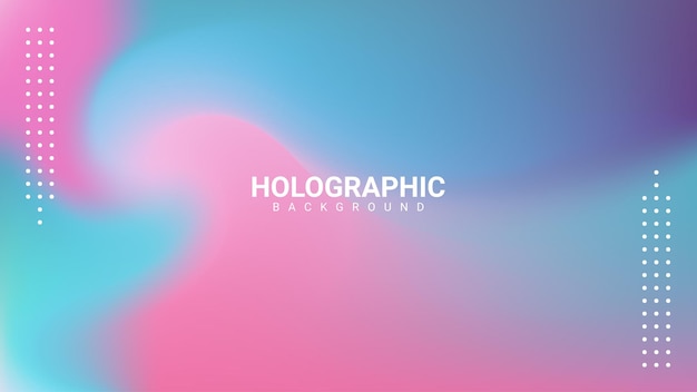 holographic background with pink and blue colors