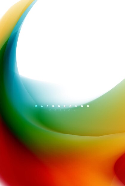 Holographic fluid colors flow colorful liquid mixing colours motion concept
