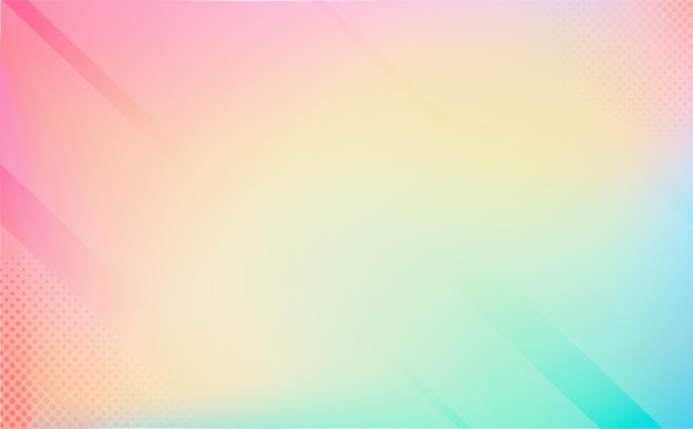 Vector holographic foil pastel rainbow gradient abstract soft pastel colors backdrop