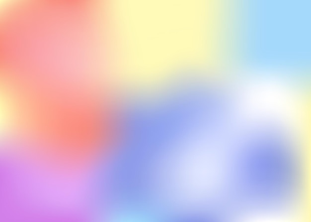 ホログラフィック グラデーション パステル モダンな虹の背景虹抽象的なぼかし色とりどりのベクトル st