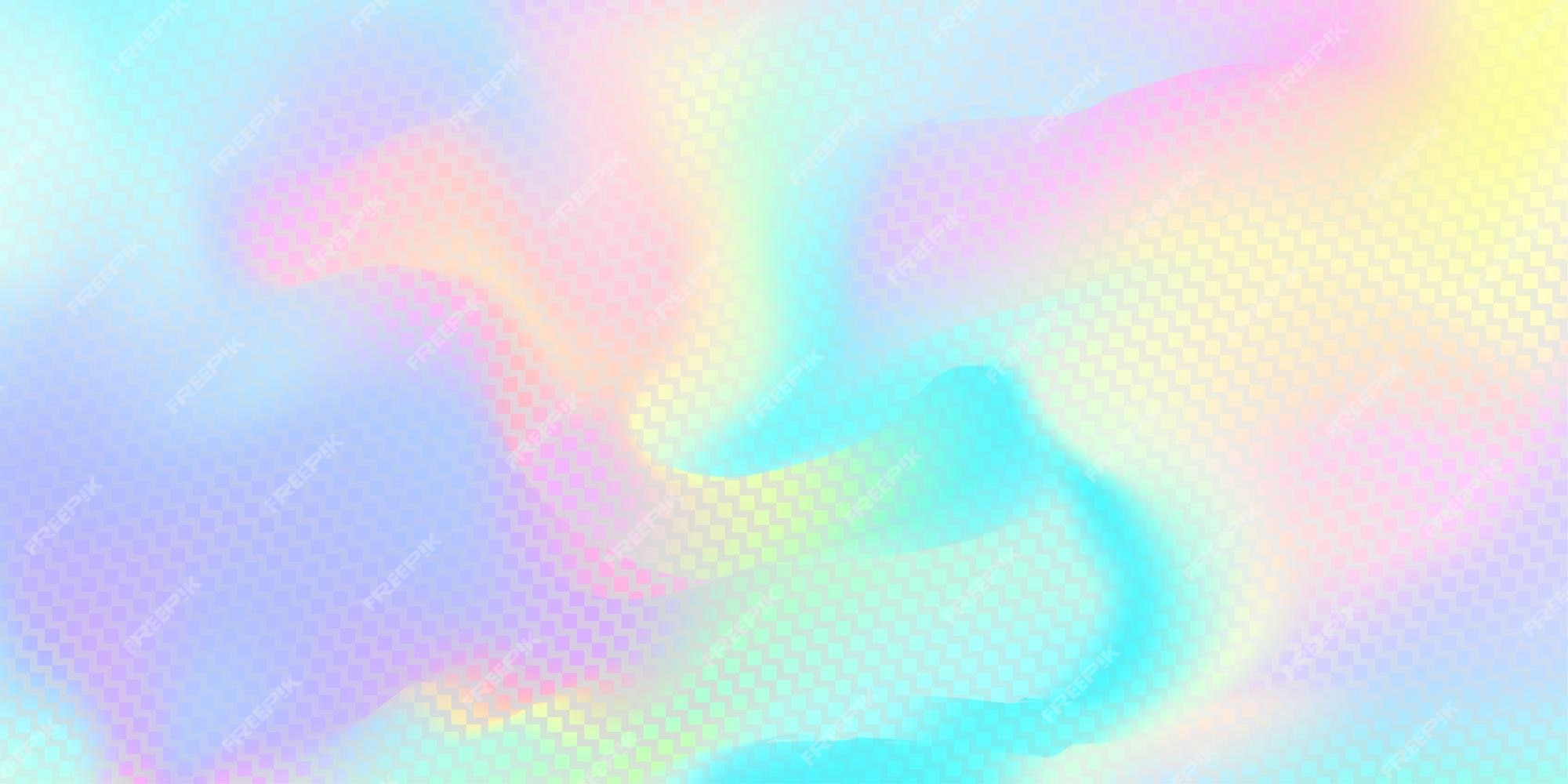 Hologram gradient backgrounds. Colorful holographic abstract