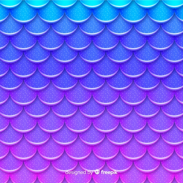 Holographic mermaid tail background