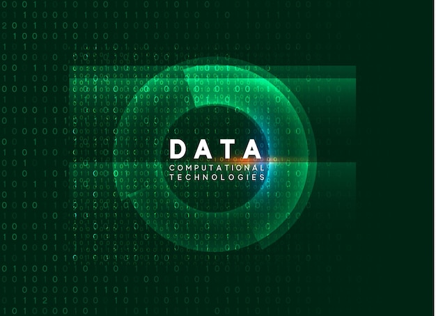 Голографическая технологическая инфографика. Визуализация больших данных. Векторная иллюстрация