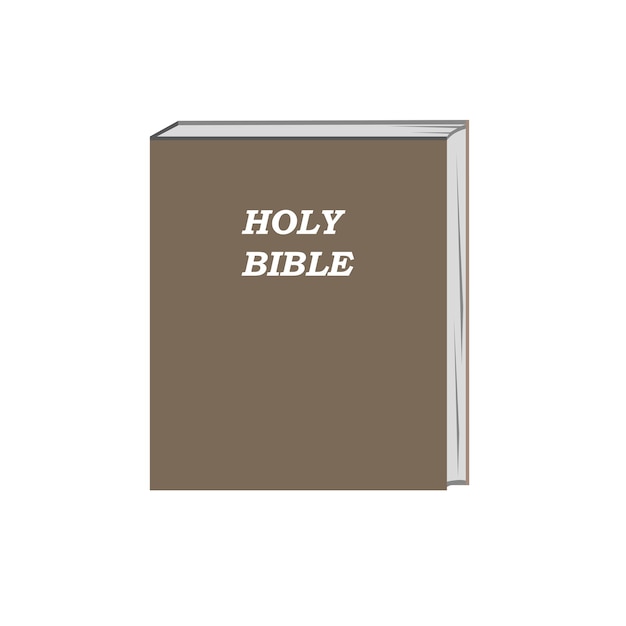 Holy Bible. Book with a cover. Vector