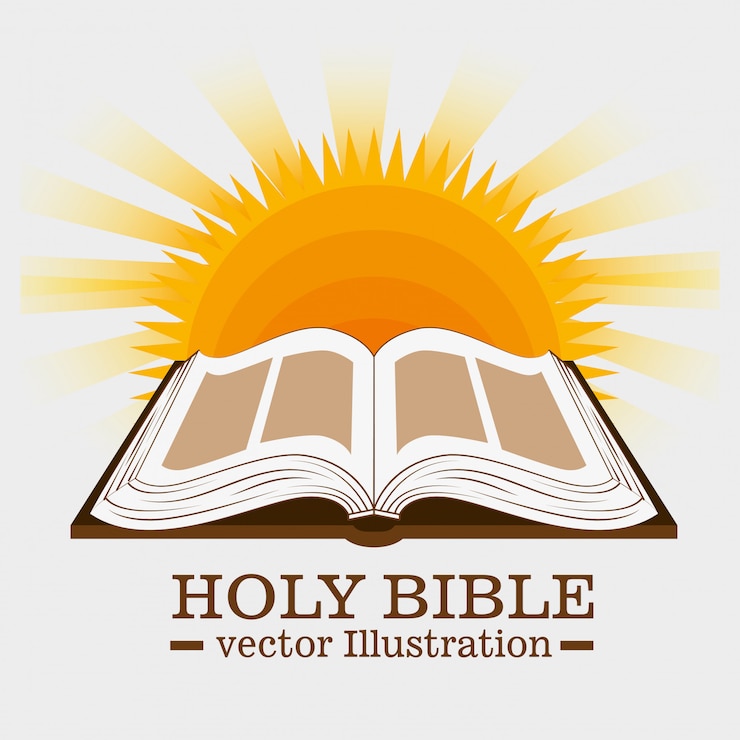 Vector holy bible book