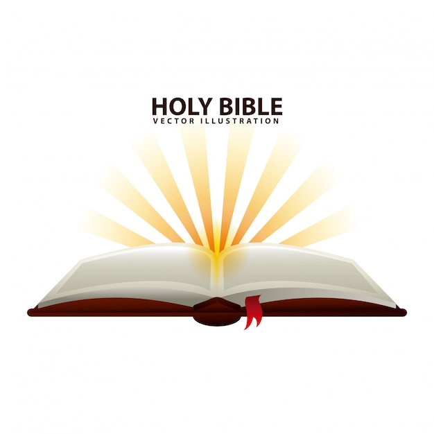 Vector holy bible design