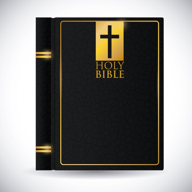 Vector holy bible design.