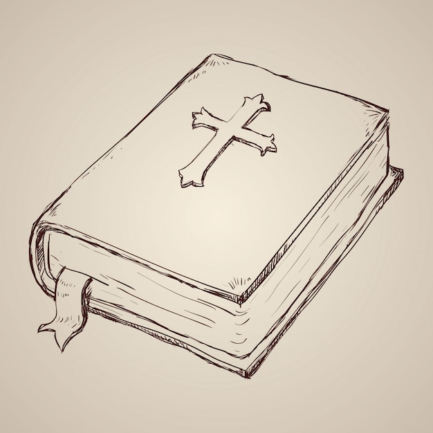 Vector holy bible design.