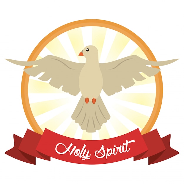 Vector holy spirit faith hope image