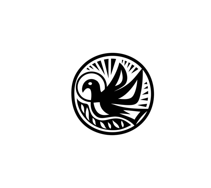 Vector holy spirit fire icon art vector design
