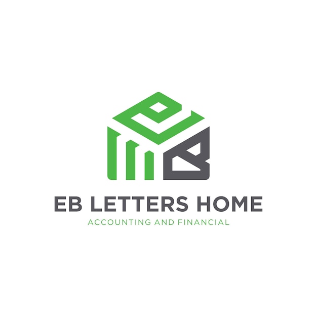 HOME ABSTRACT SHAPE OF LETTER E AND B ALSO DIAGRAM GROWTH