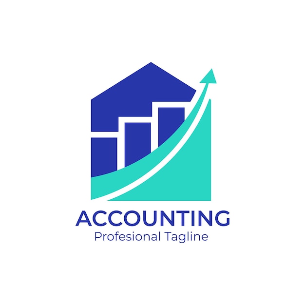 Home Accounting Grow up Logo Vector