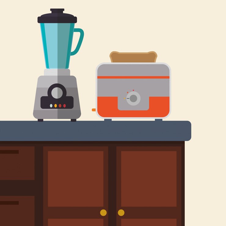 Vector home appliance 