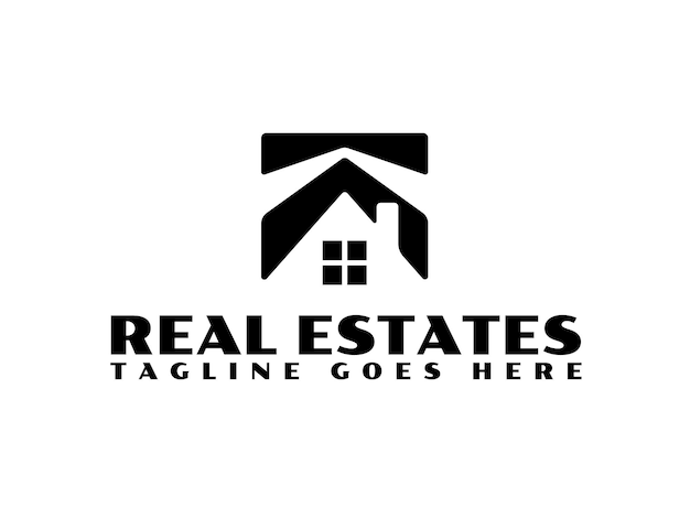 home architect mortgage logo vector icon illustration line outline monoline design