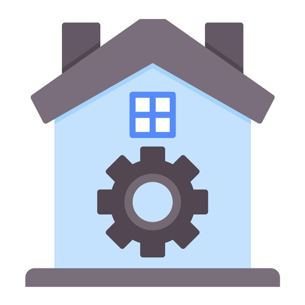 Home Automation Flat Illustration