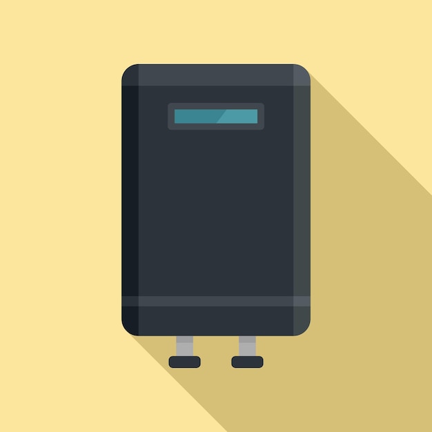 Vector home boiler icon flat illustration of home boiler vector icon for web design