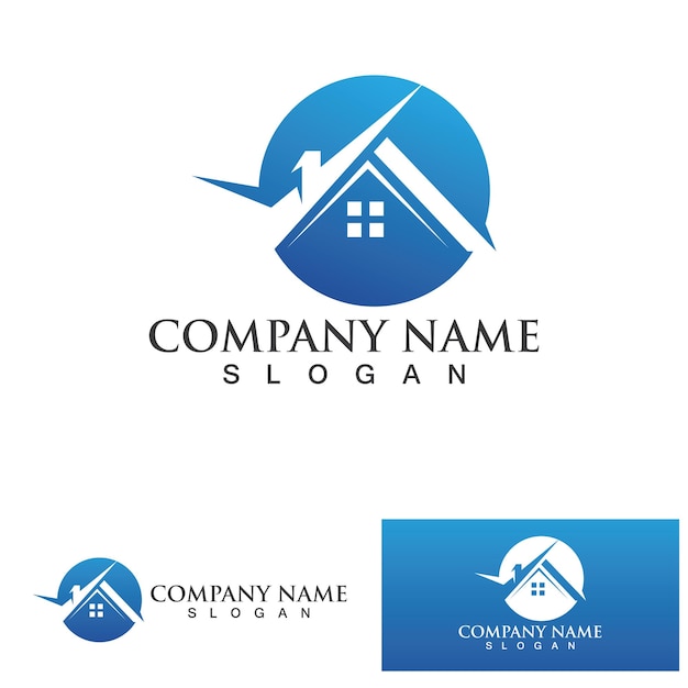 Home and building logo and symbol