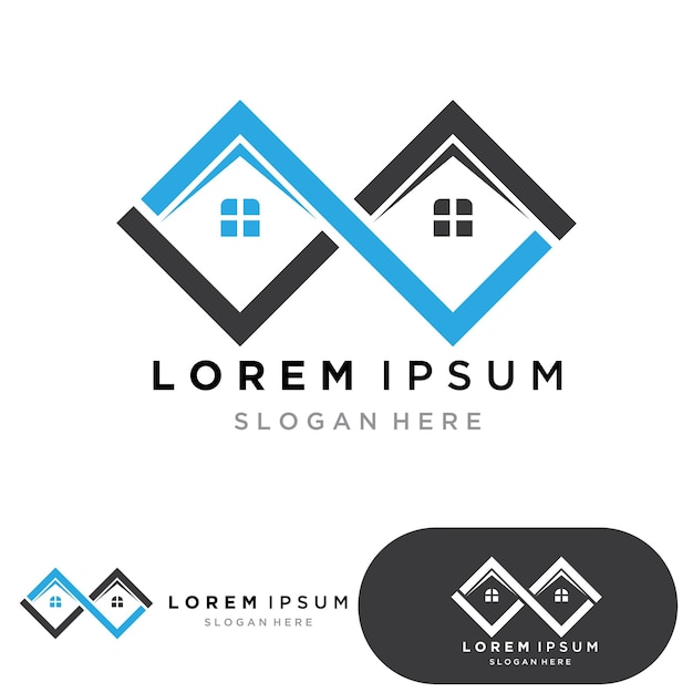 Home and building logo and symbol