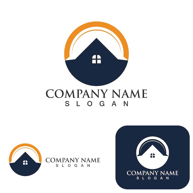 Home and building logo and symbol