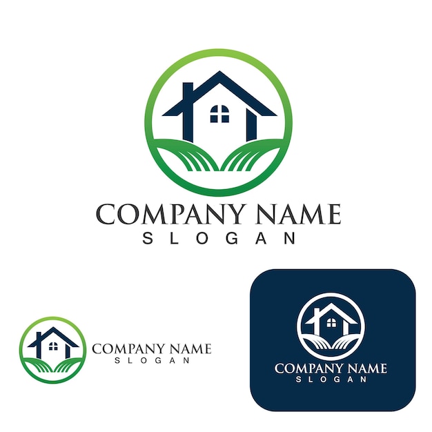 Home and building logo and symbol