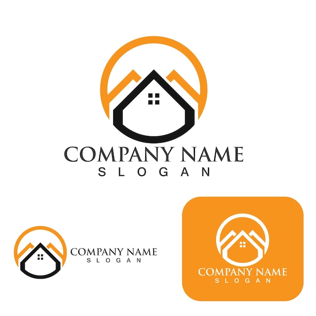 Home and building logo and symbol