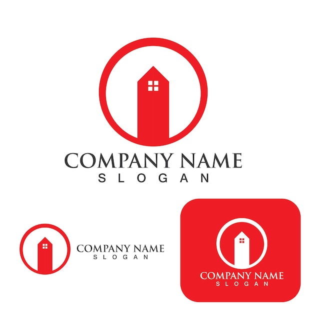 Home and building logo and symbol