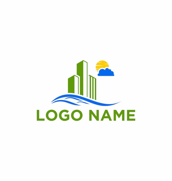 Home building logo vector template