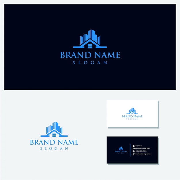 Home and building vector logo