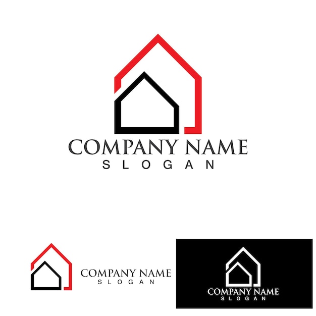 Home buildings logo and symbols icons