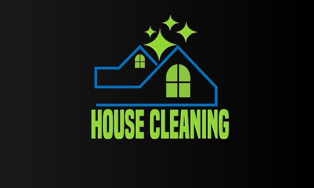 Home Business Cleaning Logo design new design