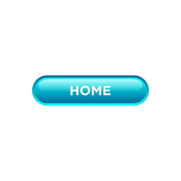 Home button website vector template