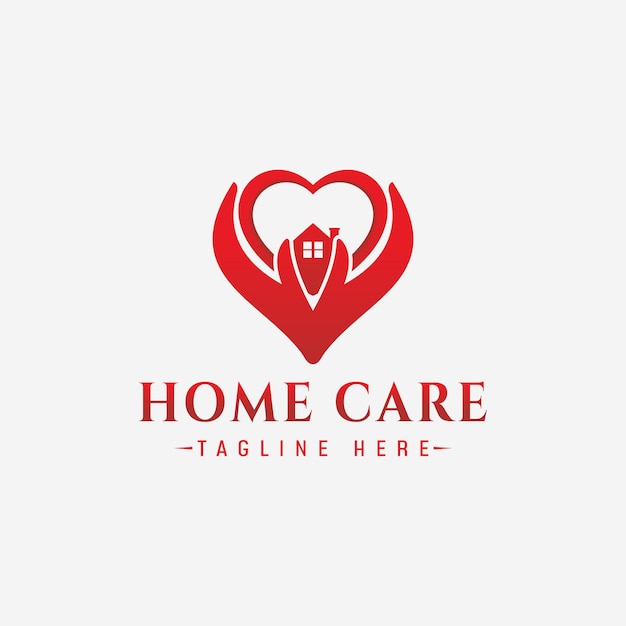 Home Care Logo Design Illustration