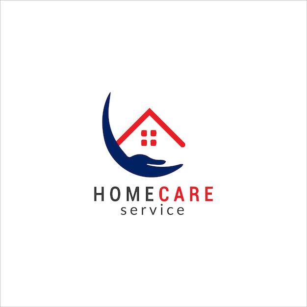 Vector home care logo design vector templet