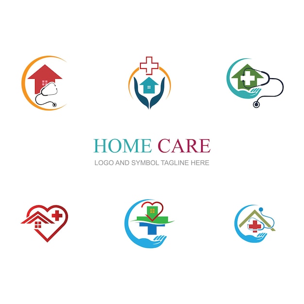 Home Care Logo Template Medical Home Logo