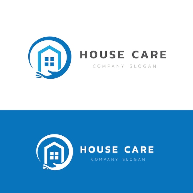 Home care logo template. 