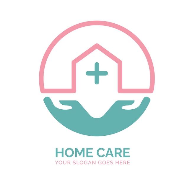 Vector home care logo