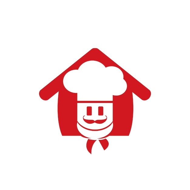 Home chef vector logo design