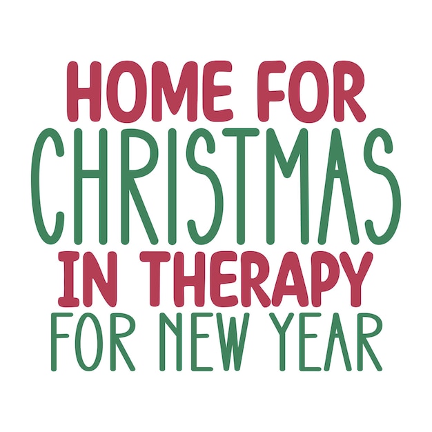 Home for Christmas in therapy for new year