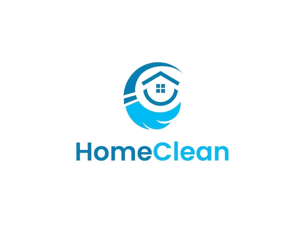 Home Cleaning and Service Logo Template